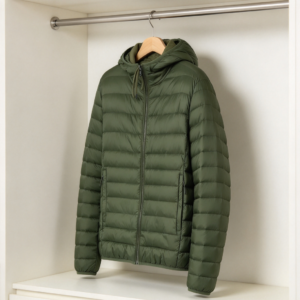 Men's Lightweight Water-Resistant Packable Puffer Coat