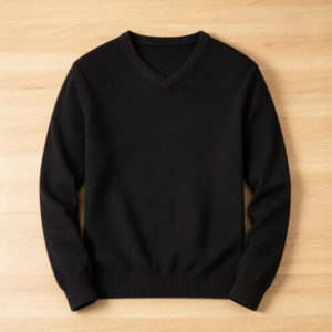 Men's Cotton V-Neck Pullover Sweater