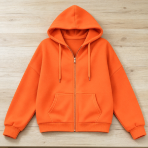 Women's Oversized Zip-Up Fall Hoodie