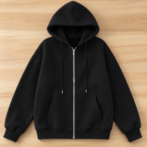 Women's Oversized Y2K Zip-Up Hoodie