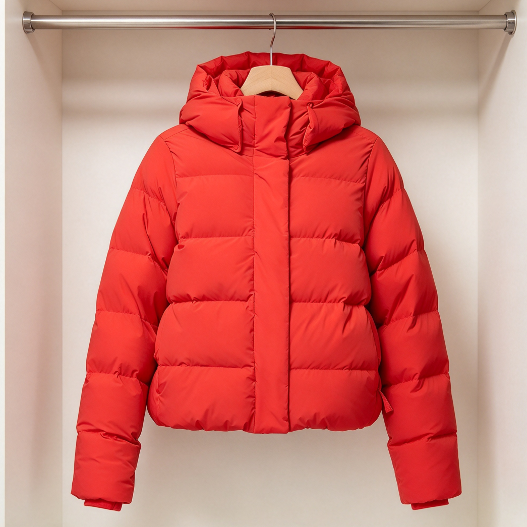 Women's Hooded Puff Jacket - Image 2